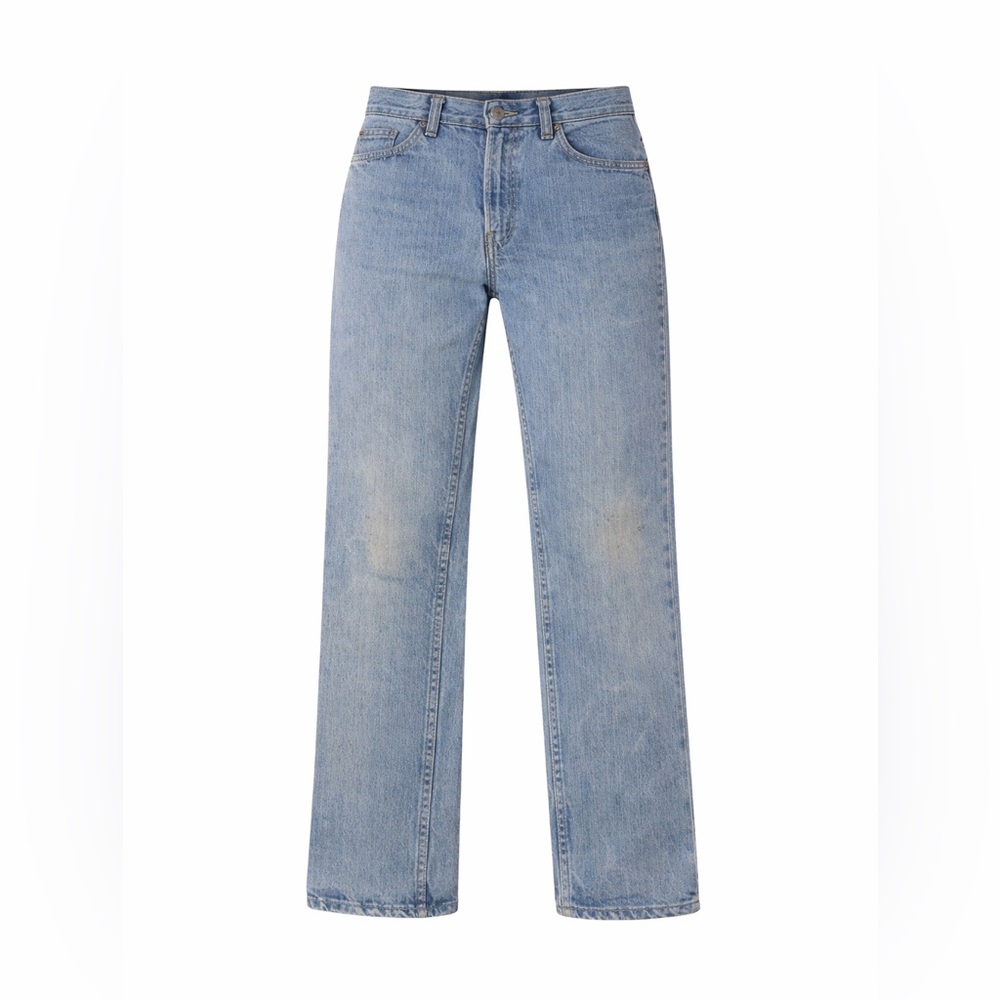 Levi's Straight Leg Jeans in Light Blue Wash